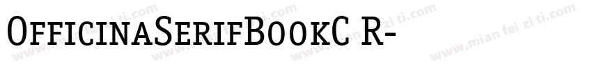 OfficinaSerifBookC R字体转换